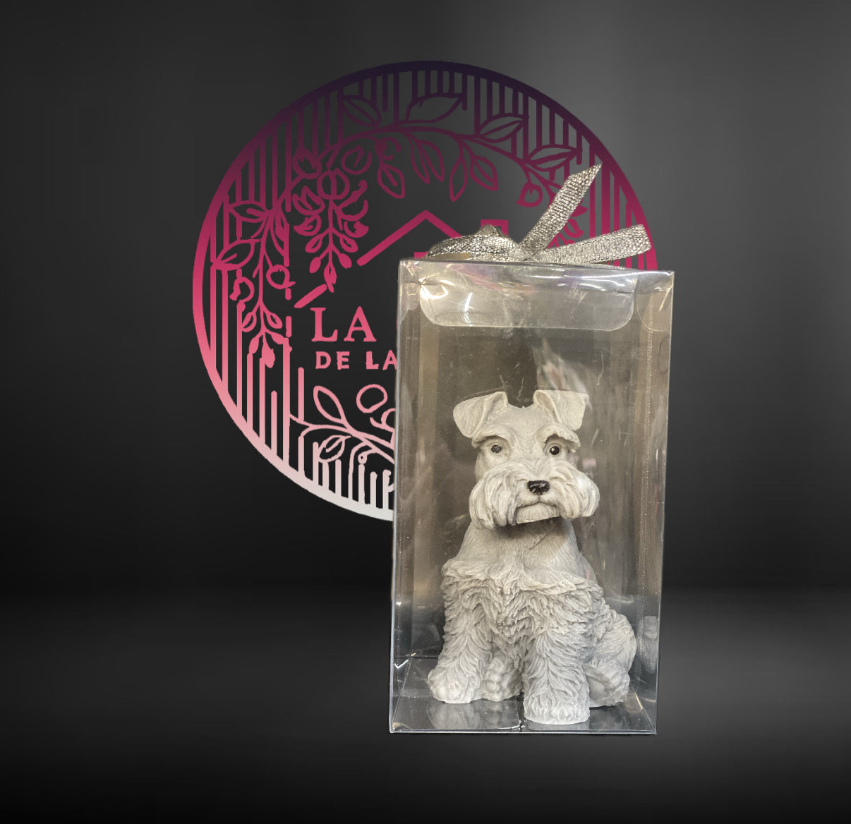 Handmade Schnauzer Dog-Shaped Soap