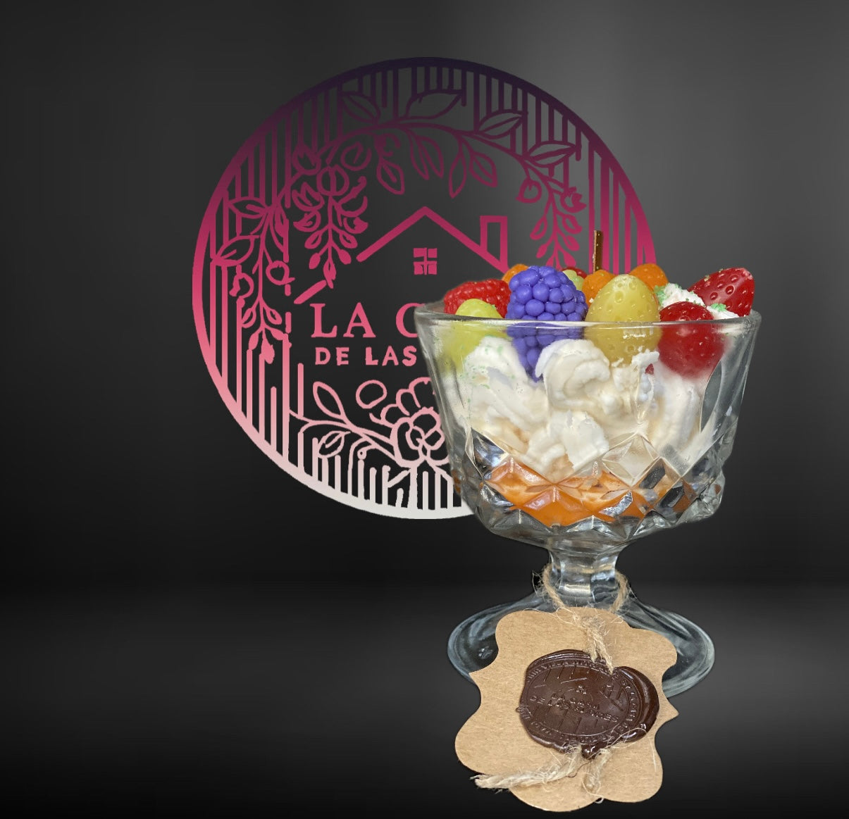 Handmade Dessert Candle by La Casa de Las Flores
