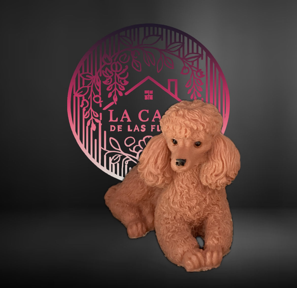 Handmade Poodle Dog-Shaped Soap