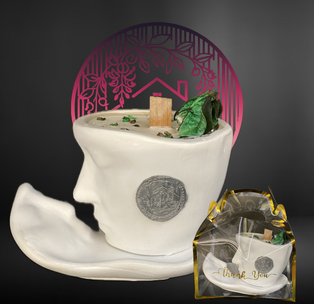 Handmade Soul Candle by La Casa de Las Flores