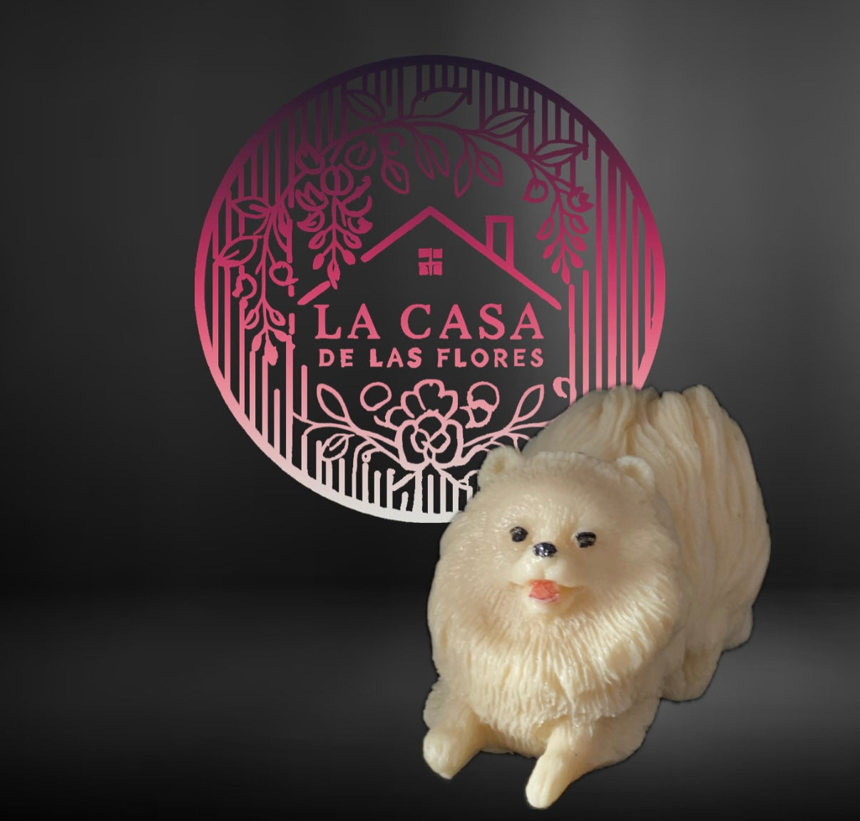 Pomeranian Dog-Shaped Soap