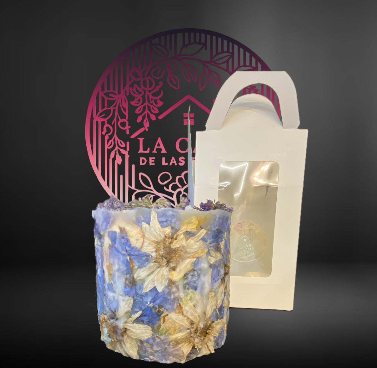 Handmade Botanical Candle – Floral & Fresh – 50h Burn