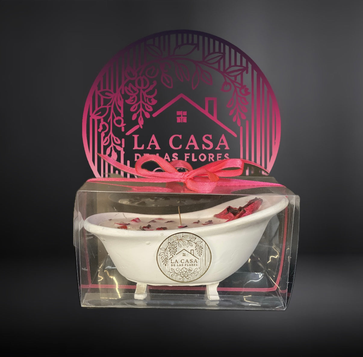 Handmade Blossom bath Candle by La Casa de Las Flores