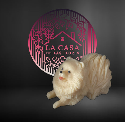 Pomeranian Dog-Shaped Soap