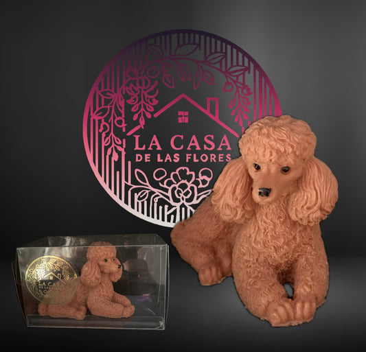 Handmade Poodle Dog-Shaped Soap